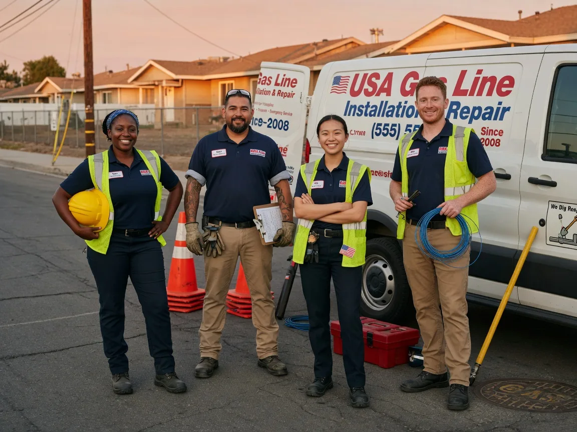 Gas Line Installation company in Oelrichs, SD